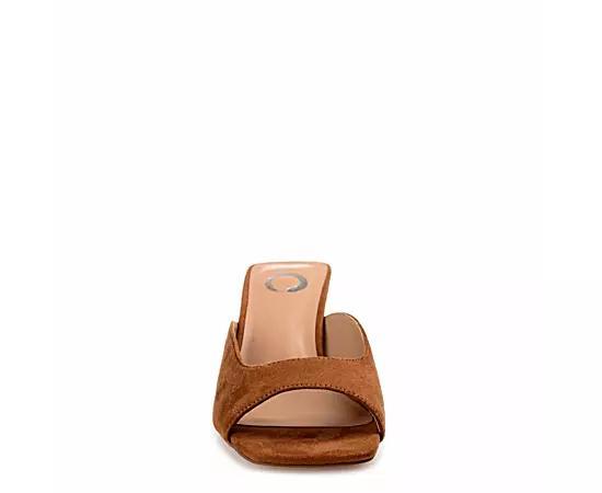 Journee Larna Womens Kitten Sandals Green Product Image