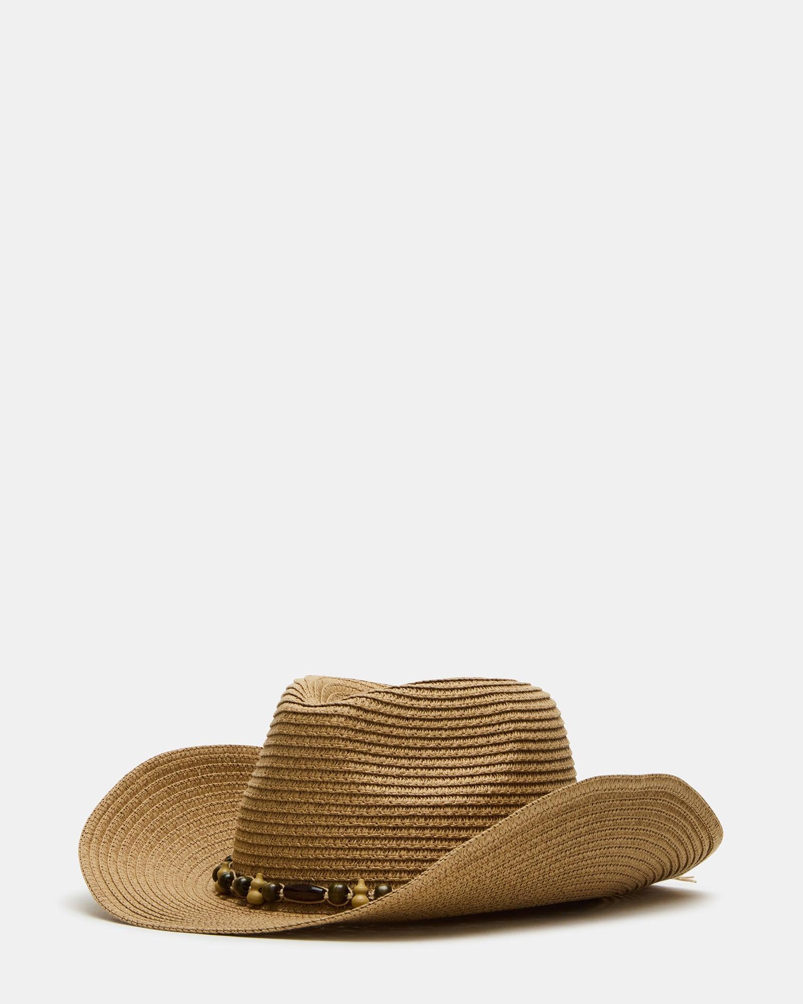 BEADED TRIM WESTERN HAT TAN Female Product Image
