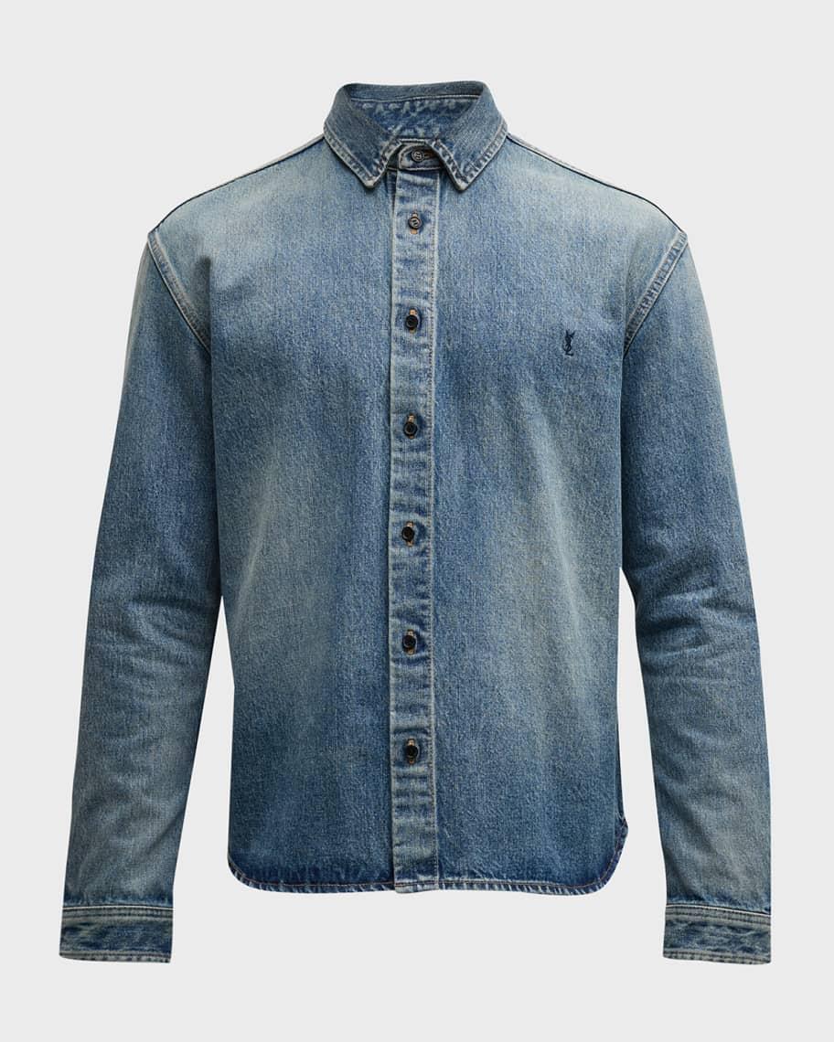 Mens Denim Shirt Product Image