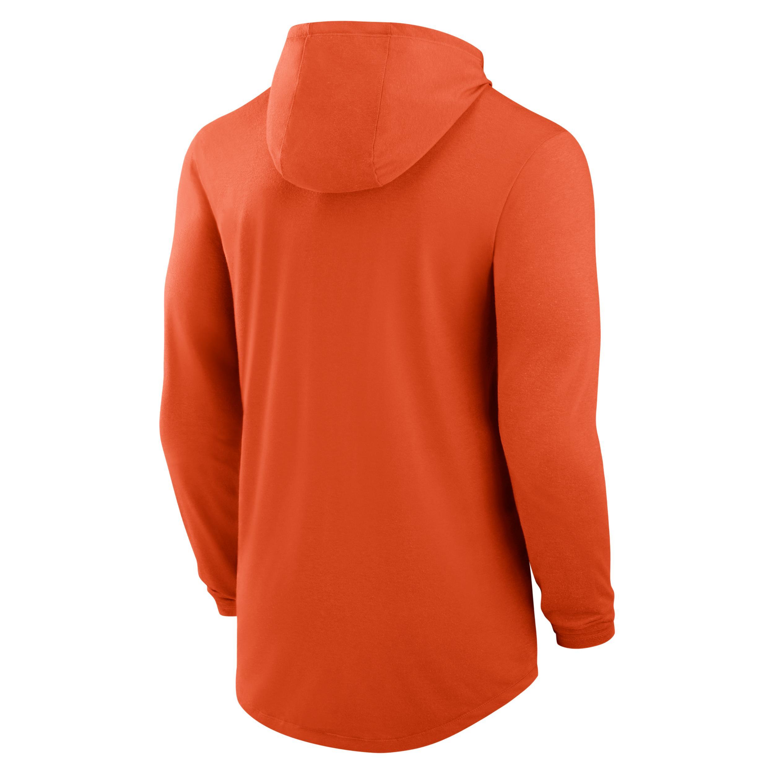 Duke Nike Men's Dri-FIT College Long-Sleeve Hooded T-Shirt Product Image