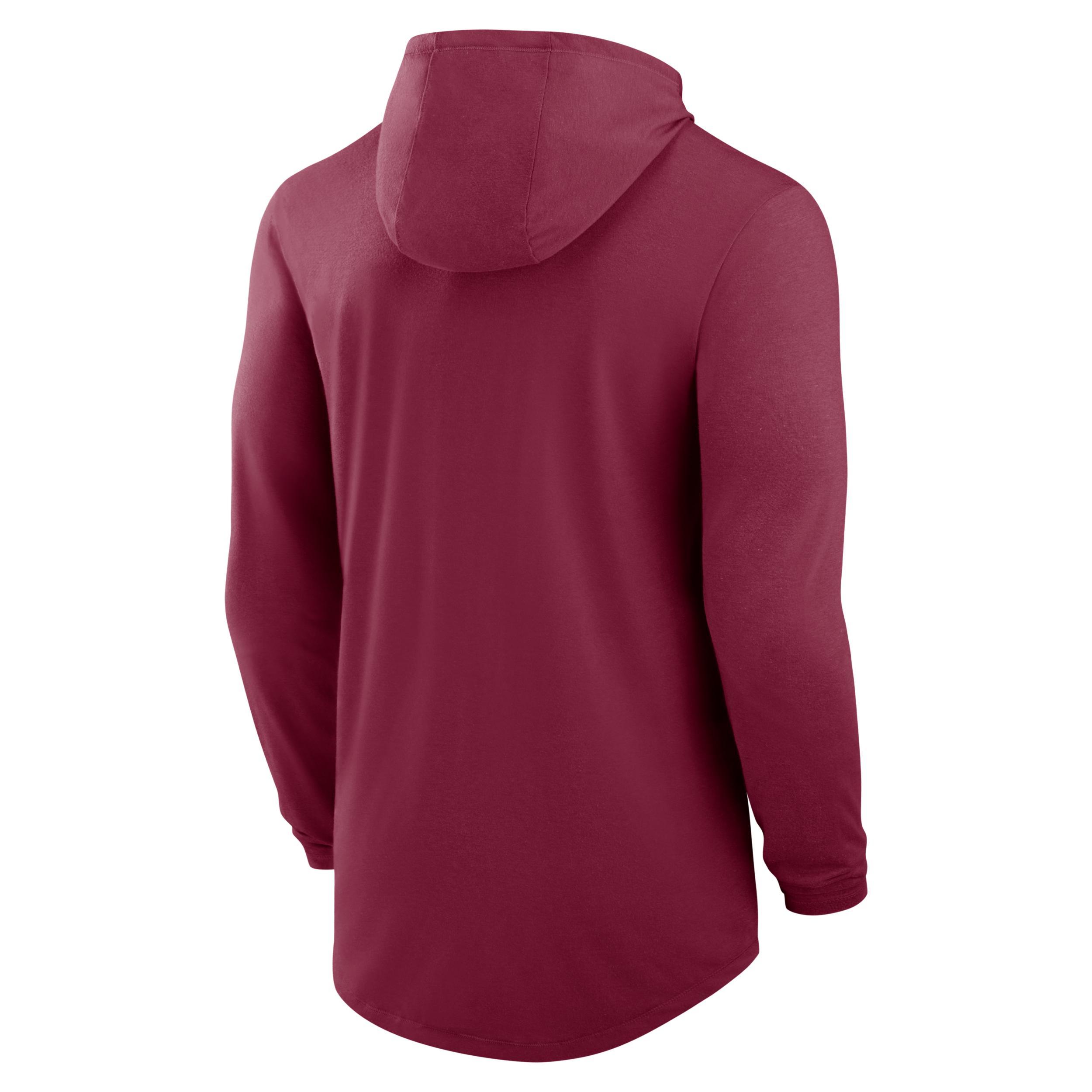 Duke Nike Men's Dri-FIT College Long-Sleeve Hooded T-Shirt Product Image