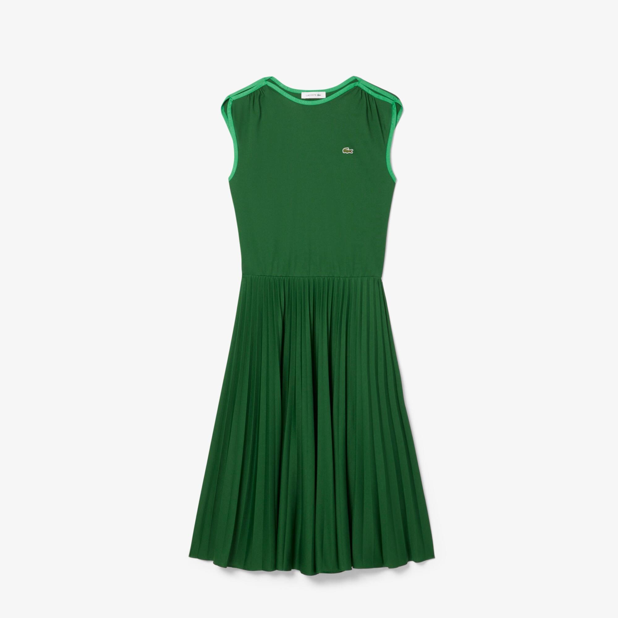 Sleeveless Pleated Dress Product Image