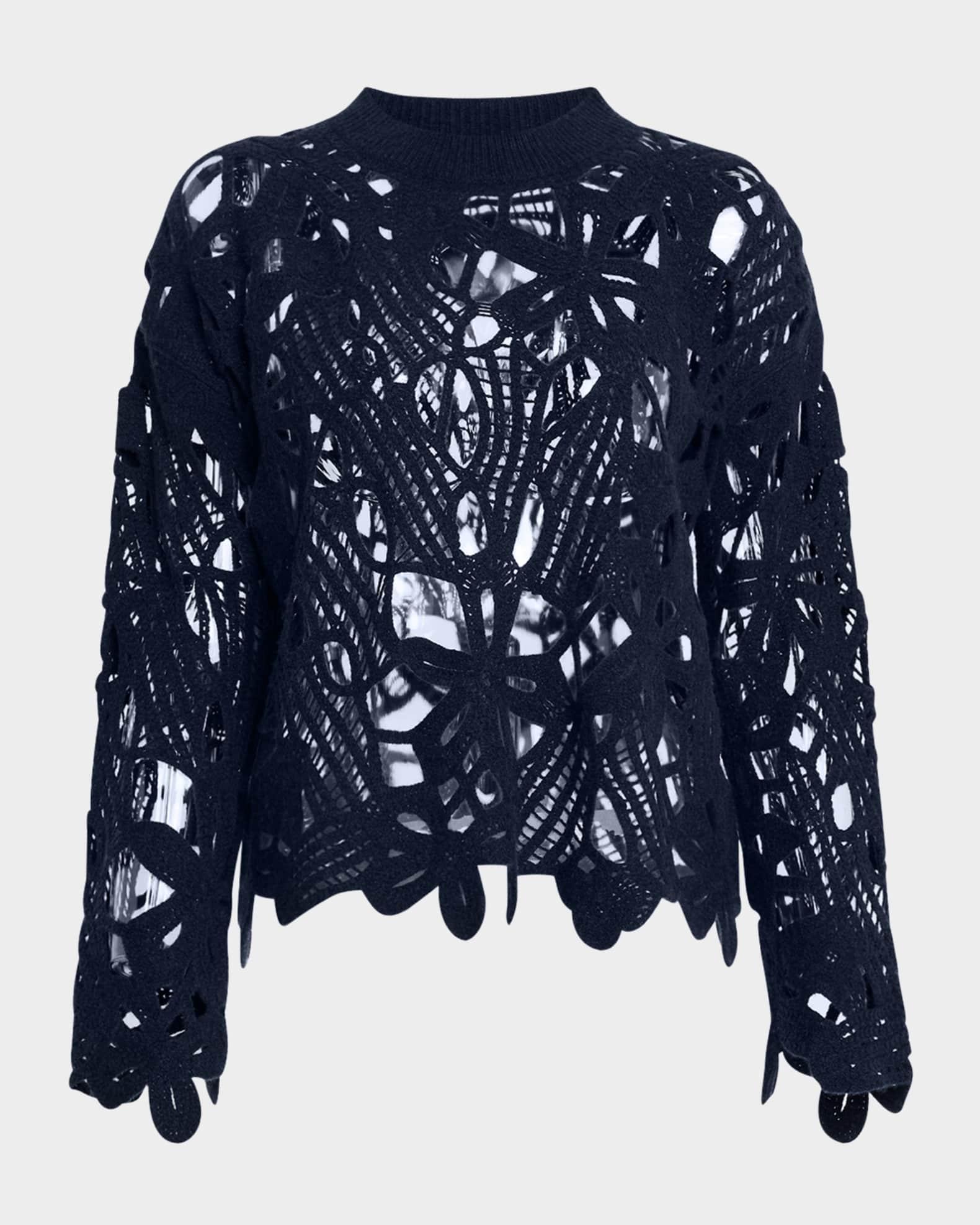 The Crochet Wool-Cashmere Pullover Product Image