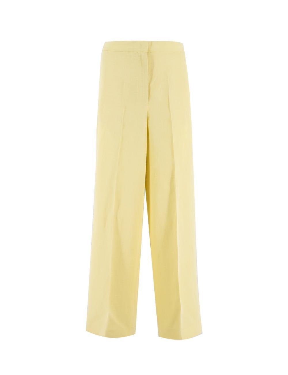 FABIANA FILIPPI Pleated Tailored Trousers In Green Product Image