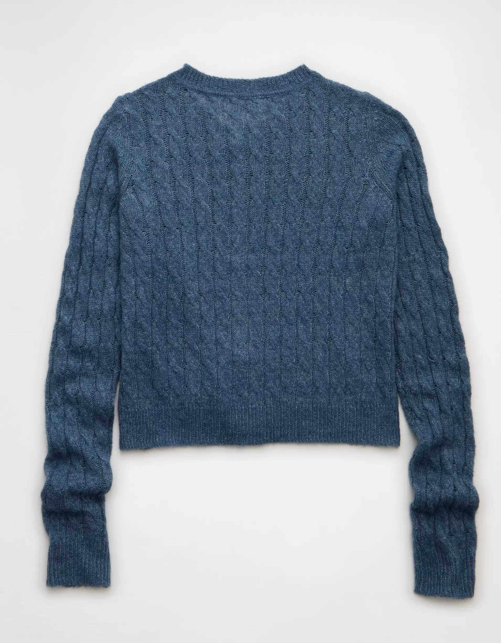 AE Whoa So Soft Button-Front Cardigan Product Image