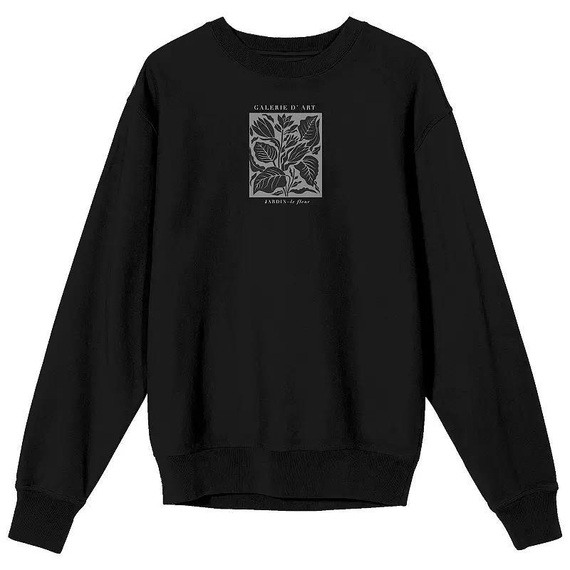 Men's Galerie d'Art Graphic Sweatshirt, Size: XXL, Black Product Image