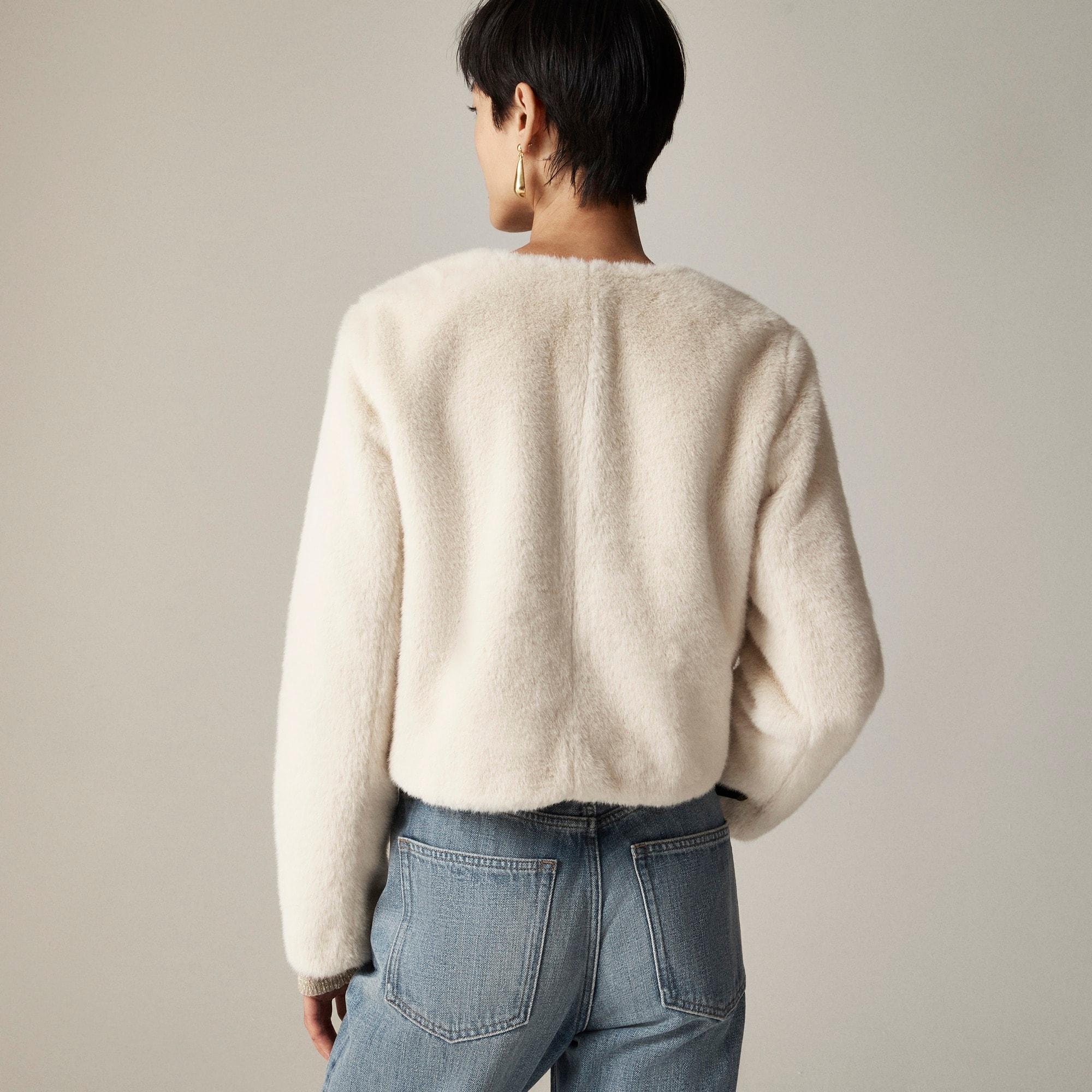 Faux-fur lady jacket Product Image