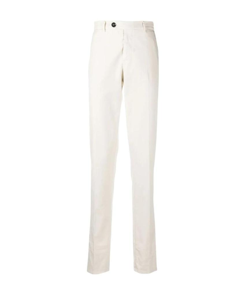 BRUNELLO CUCINELLI Straight-leg Chinos In White Product Image