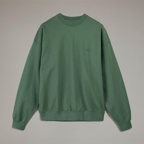 adidas Y-3 French Terry Crew Sweater Black S Mens Product Image