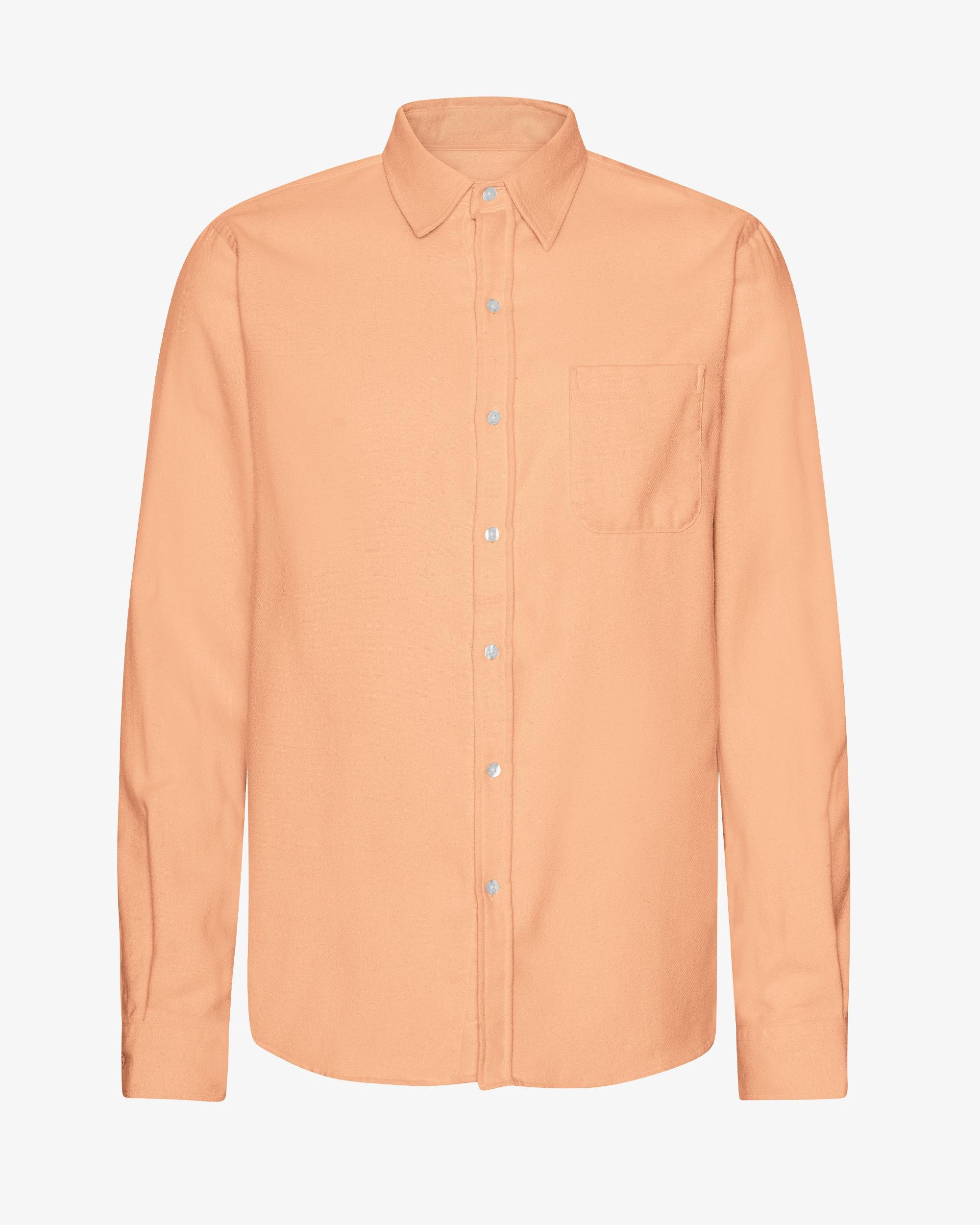 Organic Flannel Shirt - Faded Pink Product Image