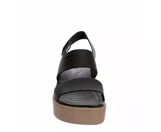 Crocs Womens Brooklyn Low Wedge Platform Sandals Product Image