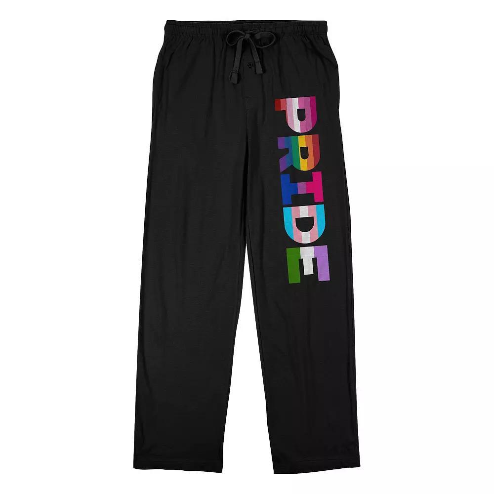 Mens Pride Rainbow Pajama Pants Product Image