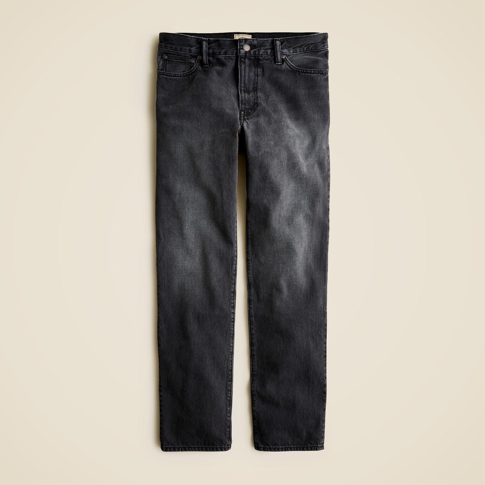 Classic Straight-fit jean in deep grey wash Product Image