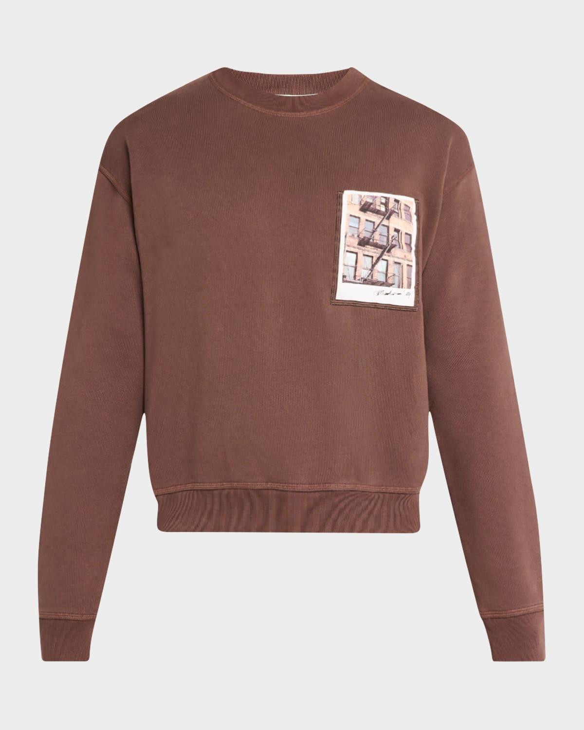 Mens Postcard Crew Sweatshirt Product Image