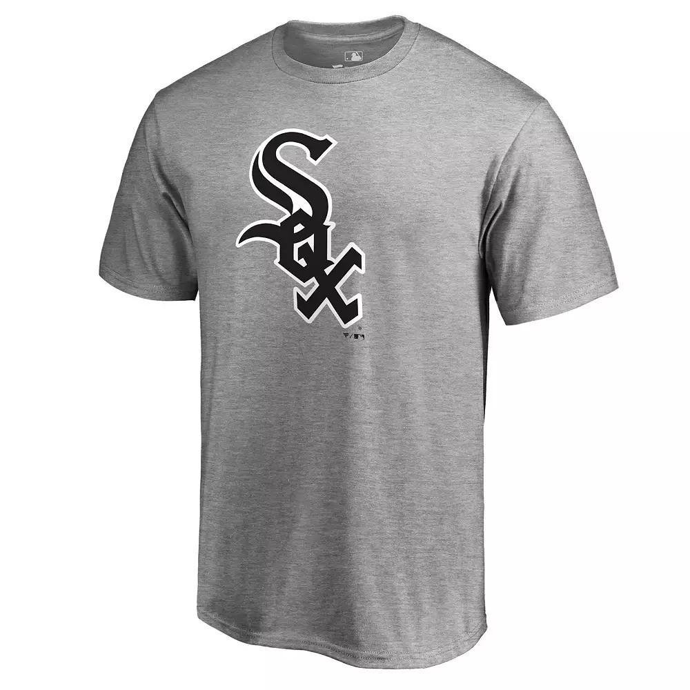Men's Fanatics Branded Ash Chicago White Sox Team Wordmark T-Shirt, Size: XL, Grey Product Image