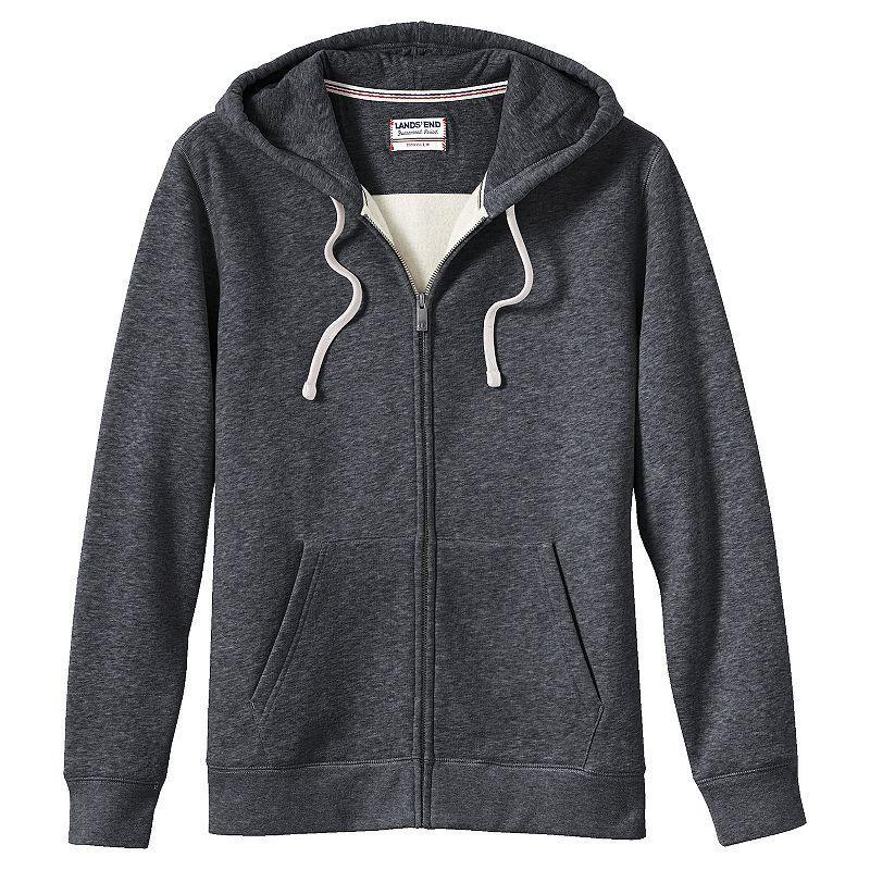 Mens Lands End Serious Sweats Full-Zip Hoodie Product Image