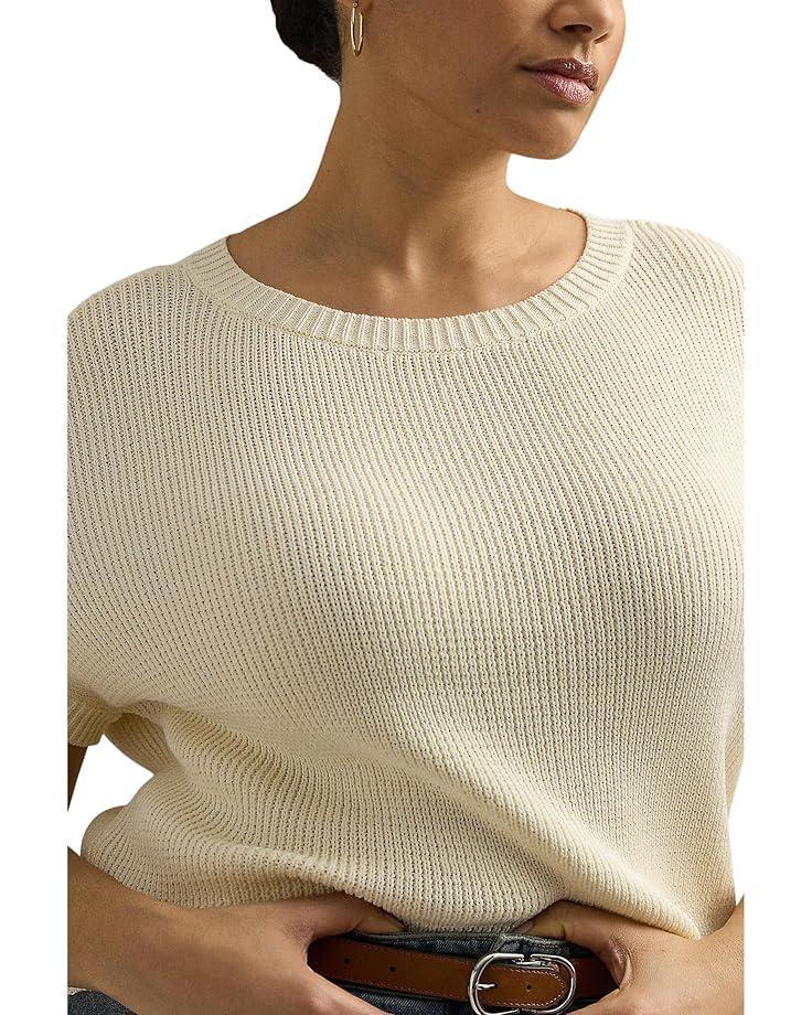 Striped Cotton-Blend Sweater Product Image