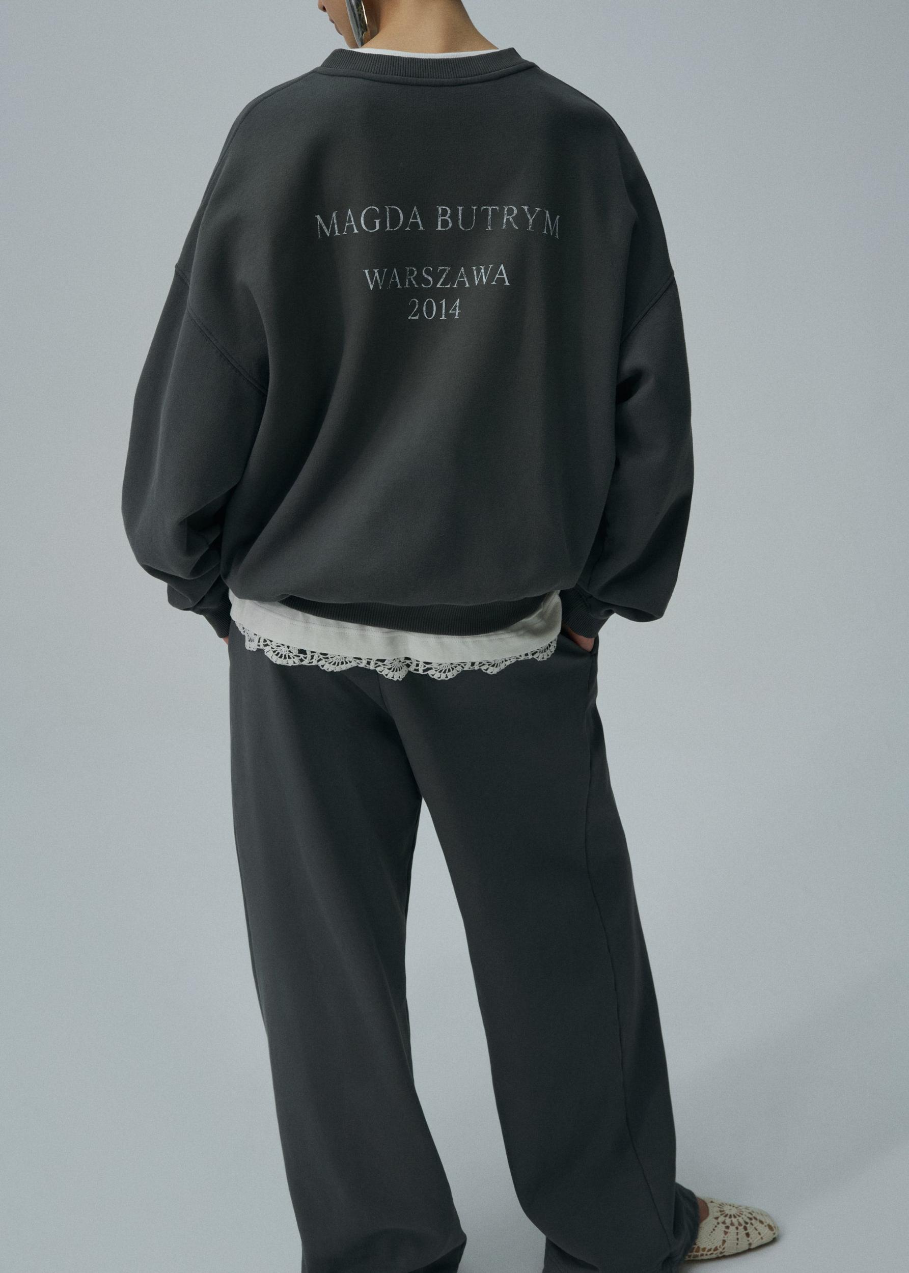 Warszawa 2014 sweatshirt in grey Product Image