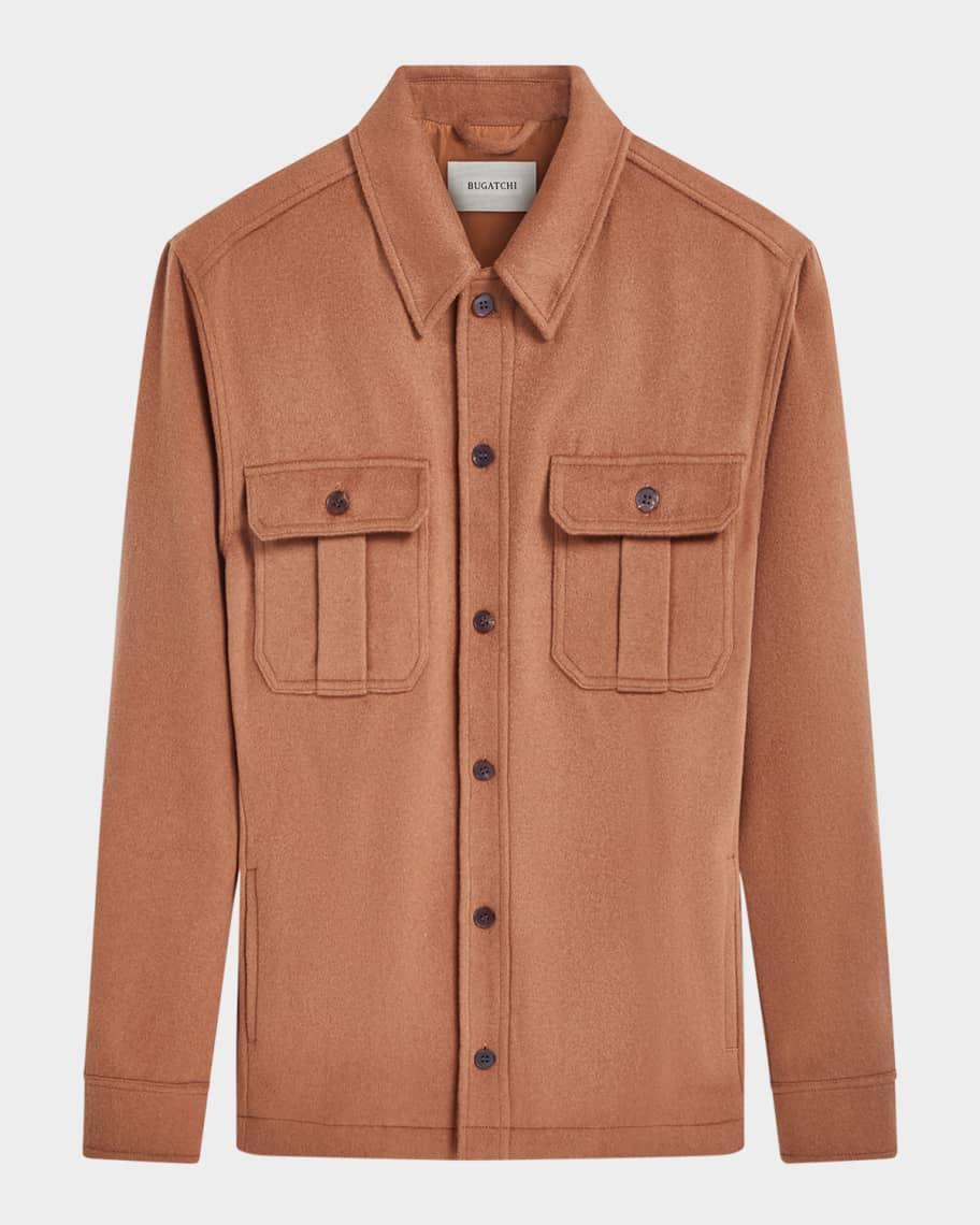 Mens Cotton Long-Sleeve Polo Shirt Product Image