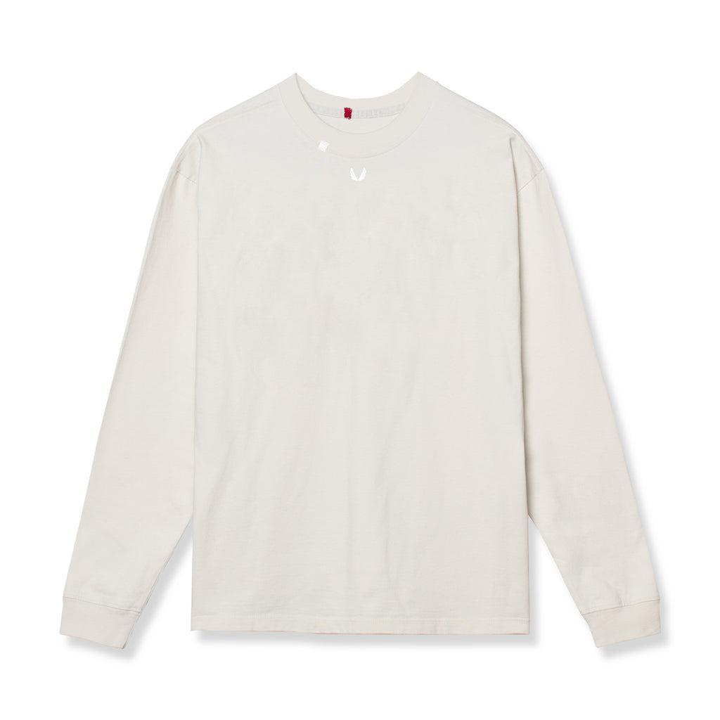 0851. Tech Essential™ Relaxed Long Sleeve - Stone/Black "OTWR" Product Image