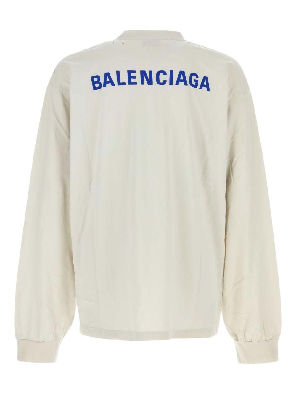 cotton long-sleeve sweatshirt Product Image