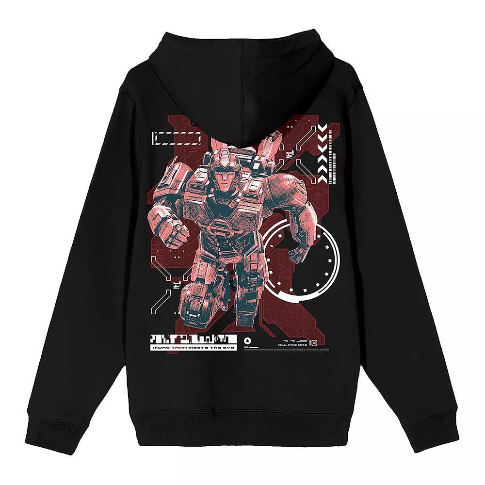 Men's Transformers One Optimus Prime Hoodie, Size: XXL, Black Product Image