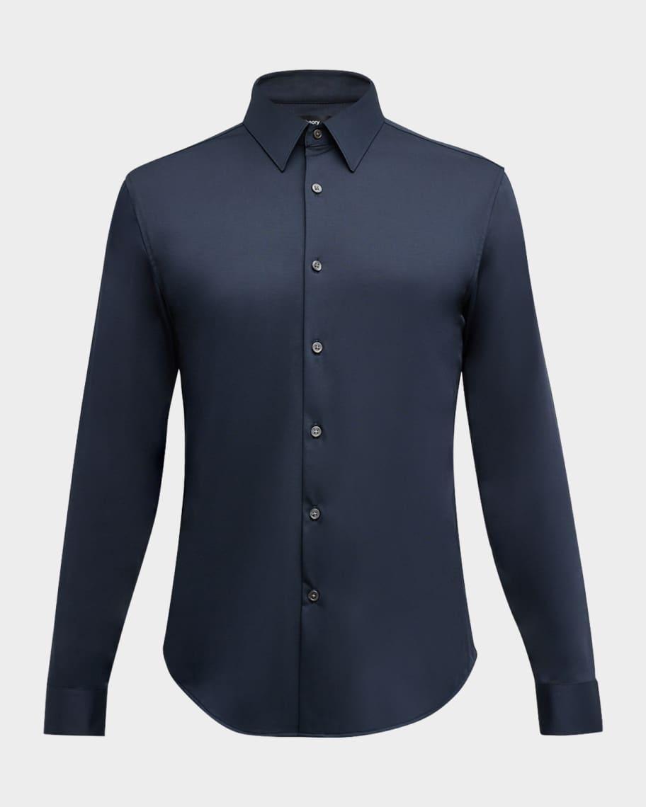 Mens Sylvain Shirt in Structure Knit Product Image