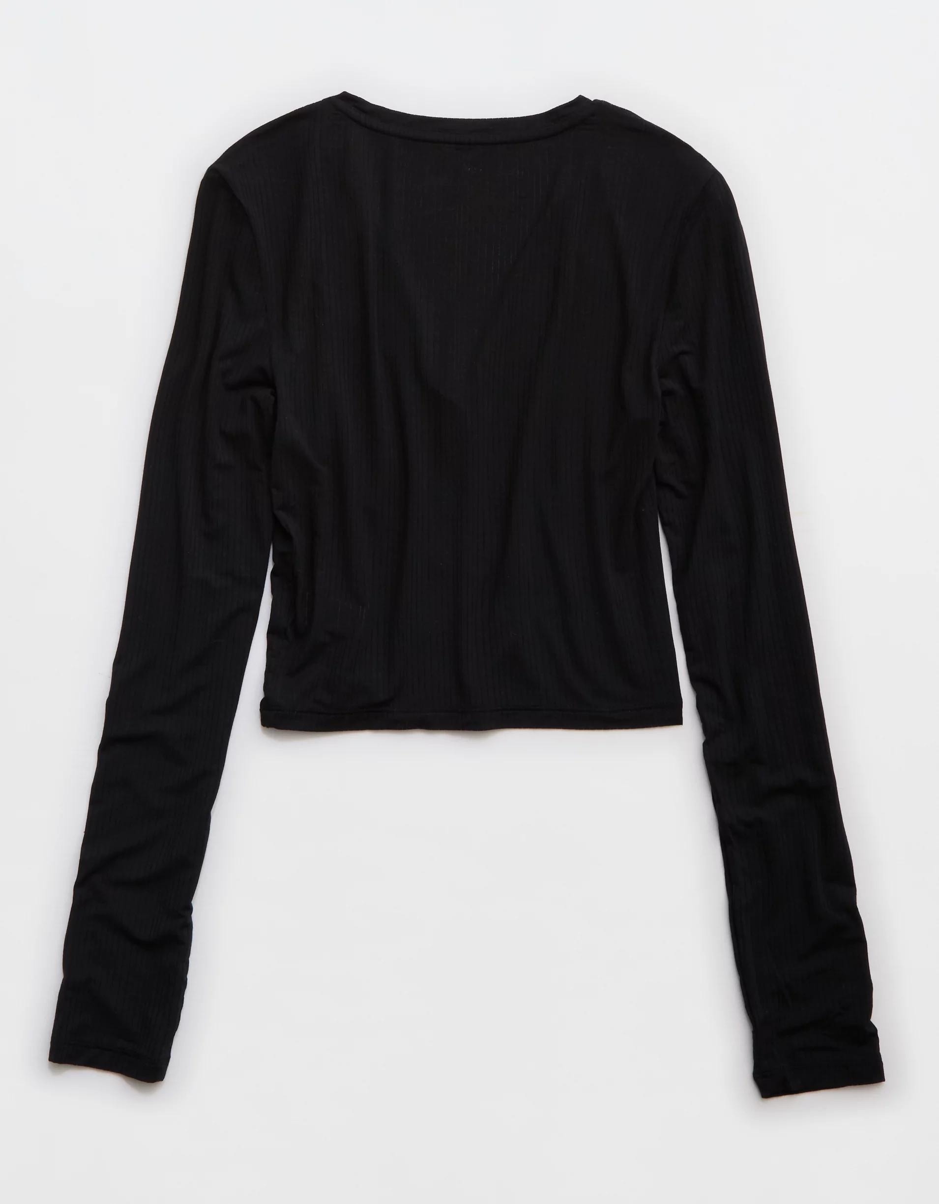 Aerie Superchill Modal Rib Cardigan Product Image