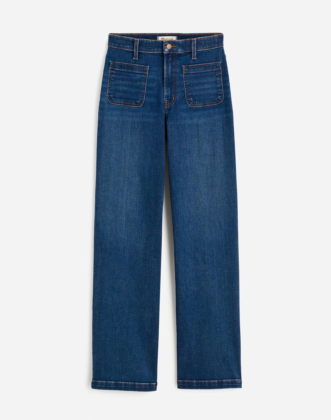 The Tall Emmett Wide-Leg Full Length Jean: Patch Pocket Edition Product Image