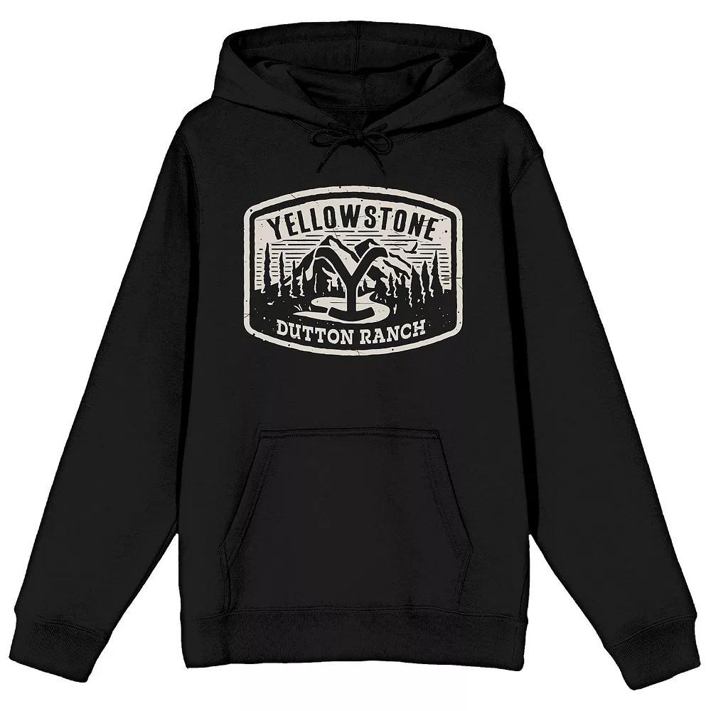 Men's Yellowstone Dutton Ranch Hoodie, Size: Small, Black Product Image