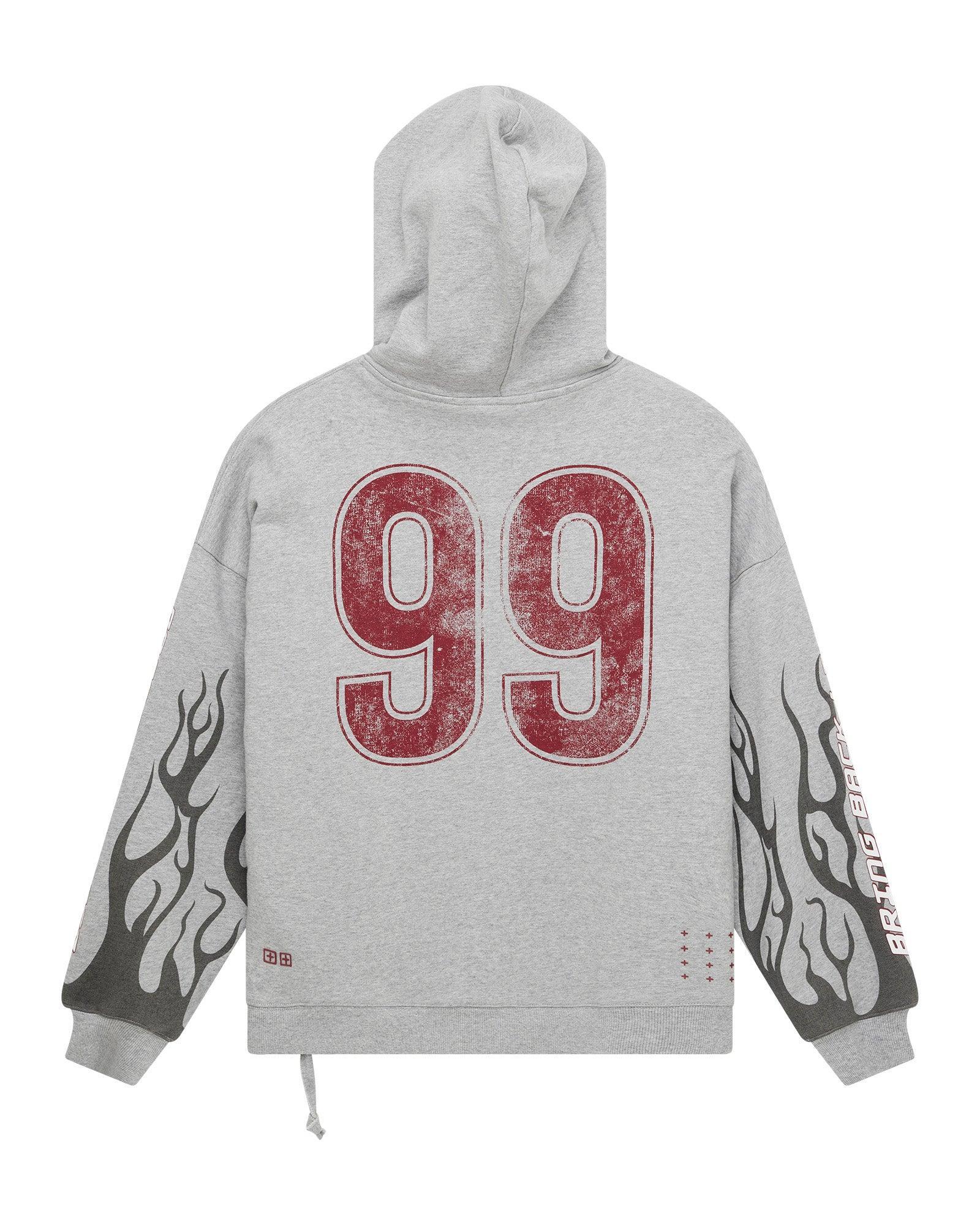 STINGER EKCESS ZIP HOODIE GREY MARLE Male Product Image