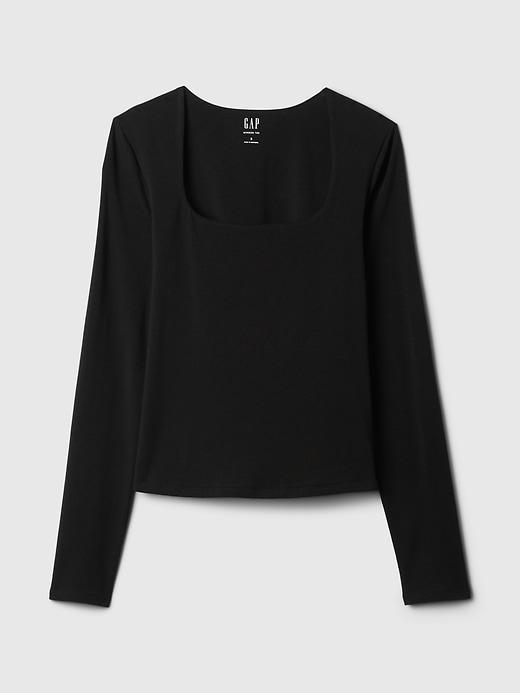 CloseKnit Jersey Square-Neck Top Product Image