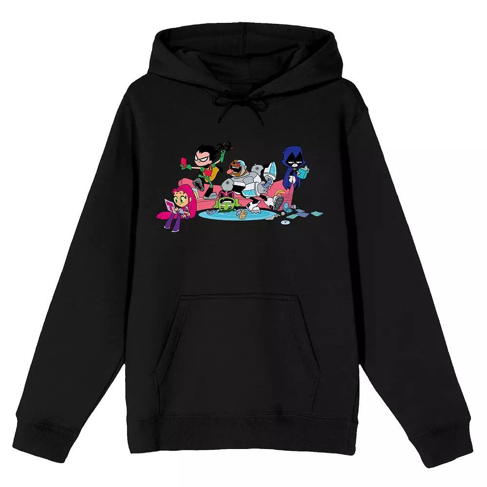 Men's Teen Titans Go Superhero Hoodie, Size: Small, Black Product Image