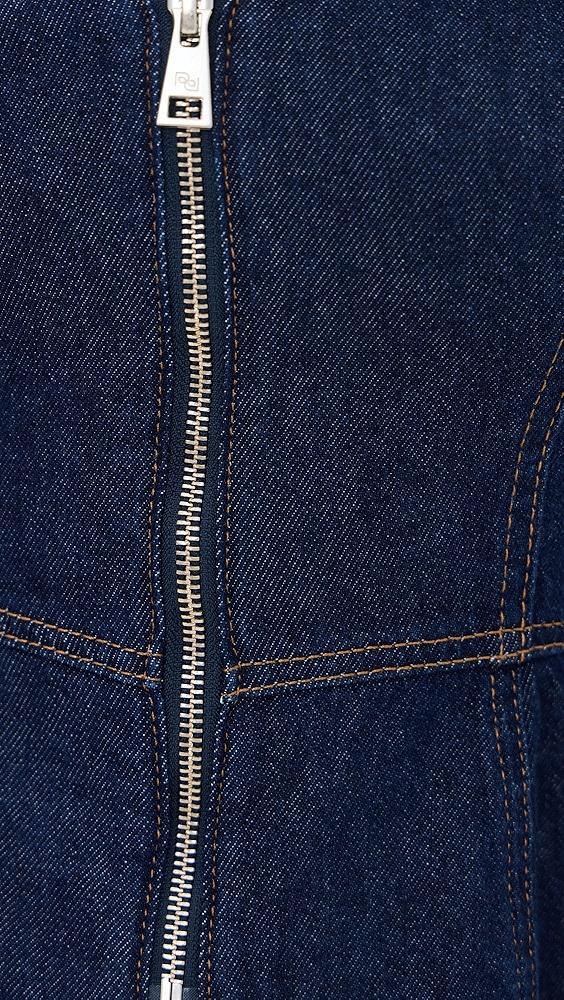 Reformation Zeta Denim Top | Shopbop Product Image