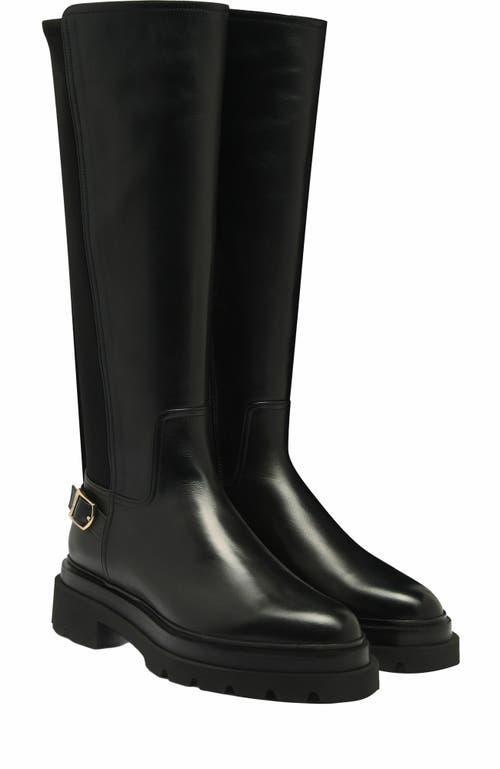 Santoni Women's leather boot in Black at Nordstrom, Size 7 Product Image
