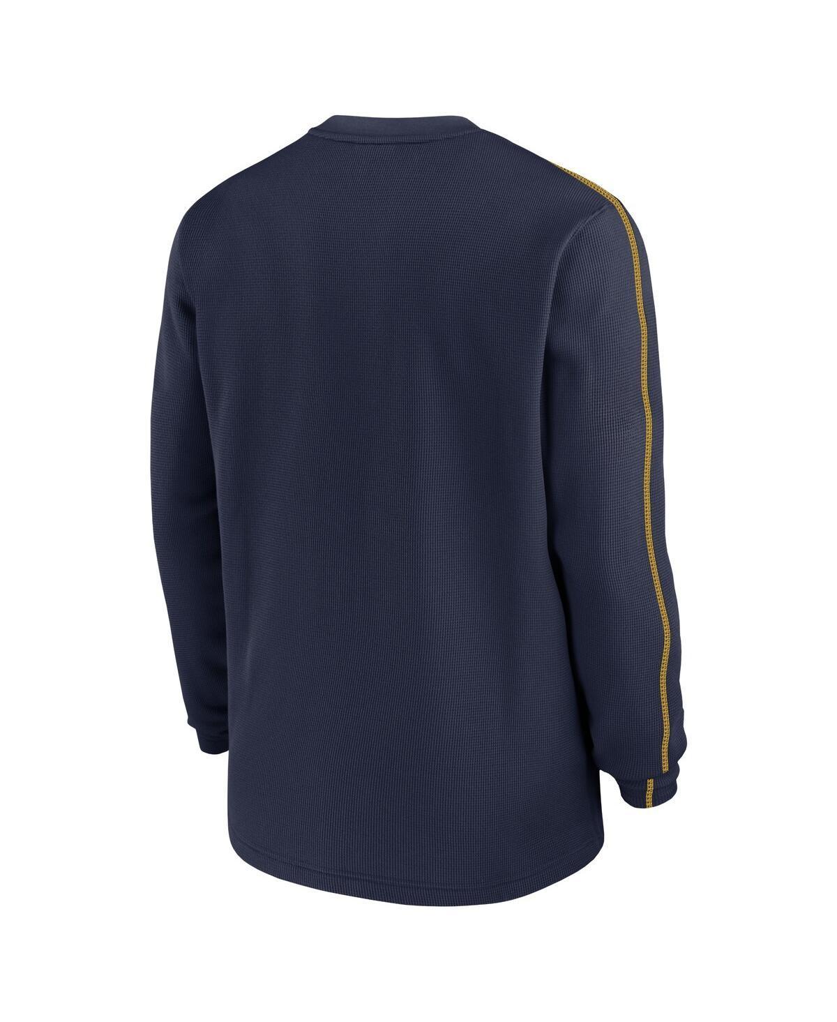 NIKE Black Atlanta Falcons 2023 Sideline Throwback Heavy Brushed Waffle Long Sleeve Top Product Image