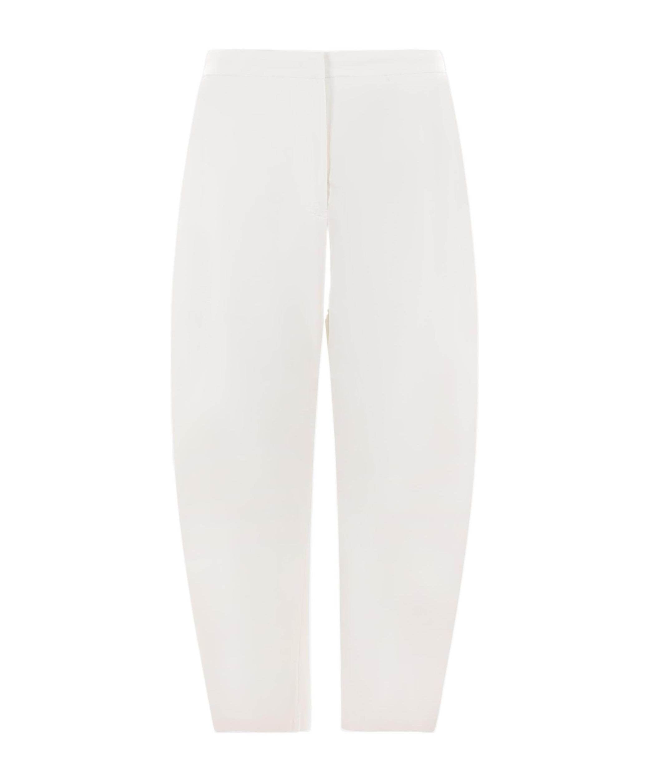 JIL SANDER Elastic Waistband Casual Pants In White Product Image