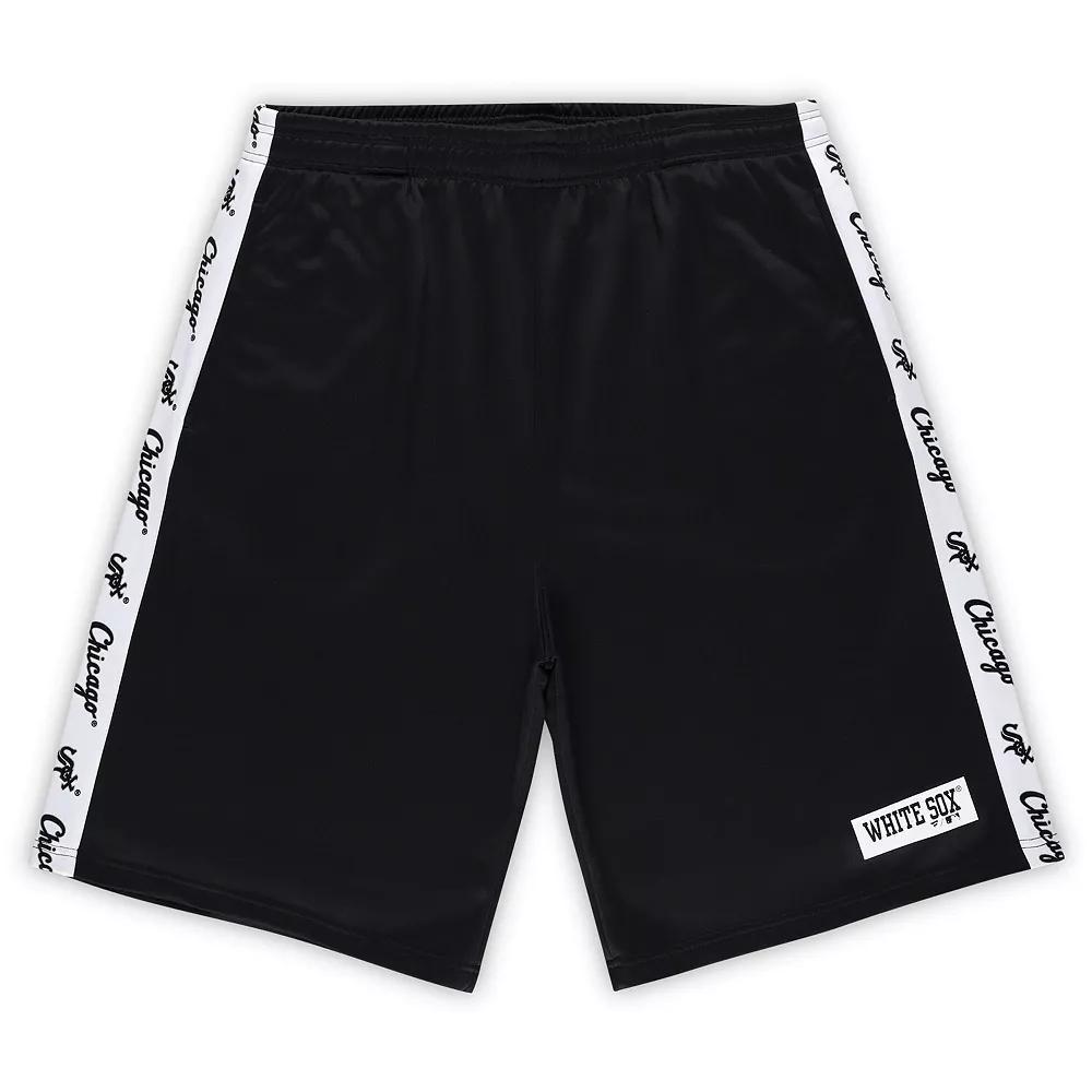 Men's Profile Black Chicago White Sox Big & Tall Fleece Shorts, Size: 3XB Product Image