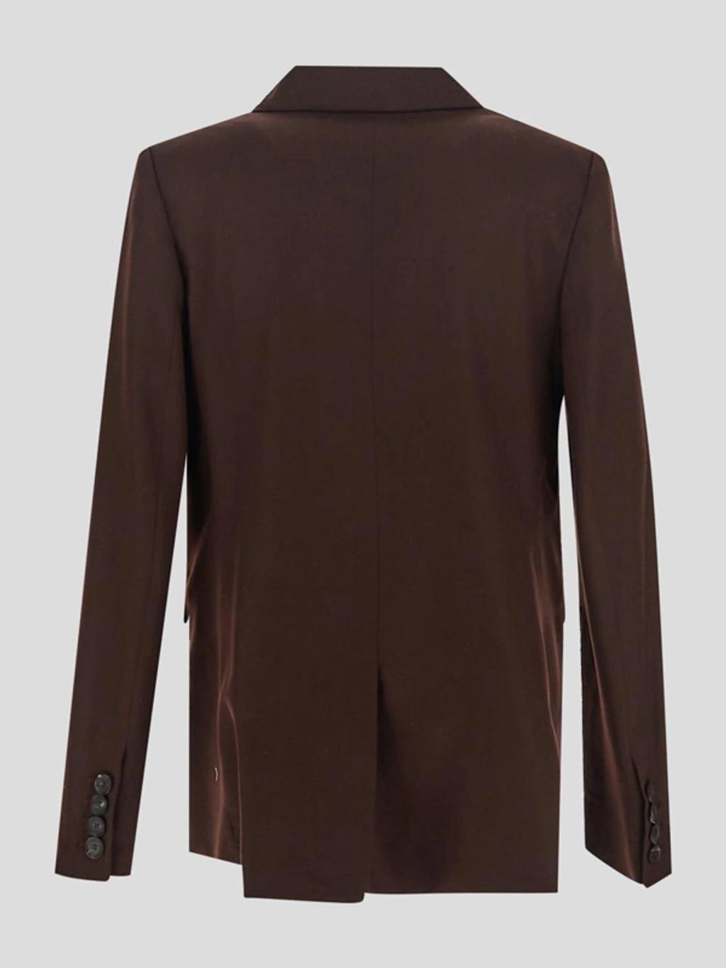 FABIANA FILIPPI Blazer Jacket In Brown Product Image