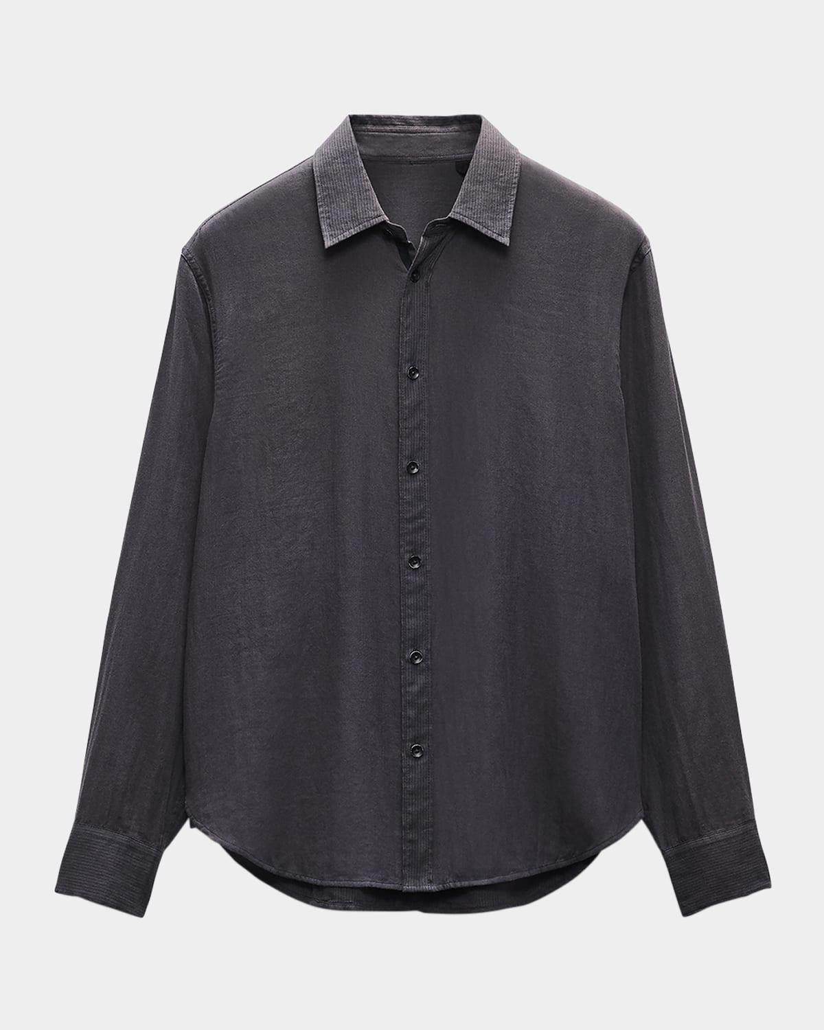 Mens Finch Gauze Striped Dress Shirt Product Image