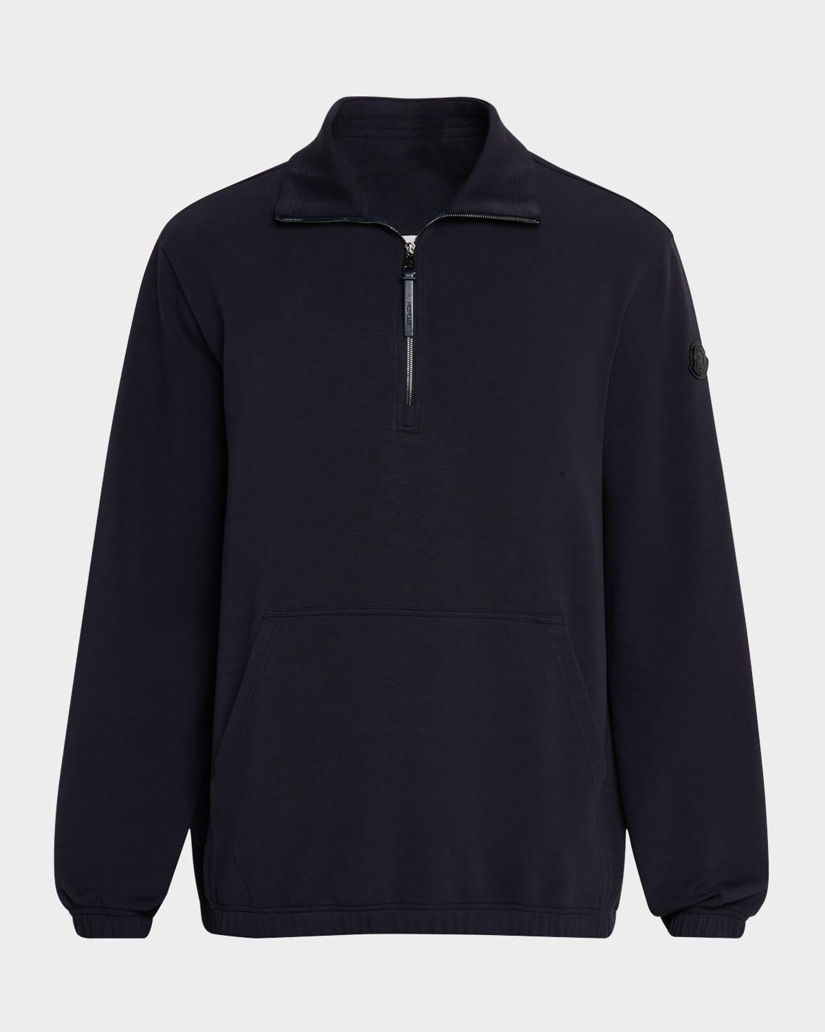 Mens Quarter-Zip Interlock Sweatshirt Product Image