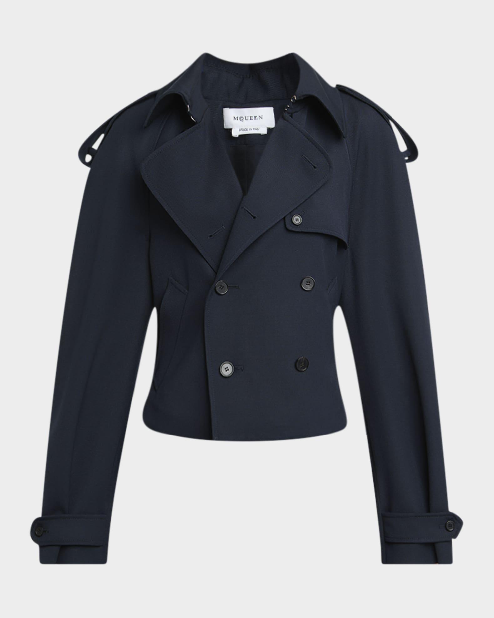 Cropped Trench Coat  Product Image