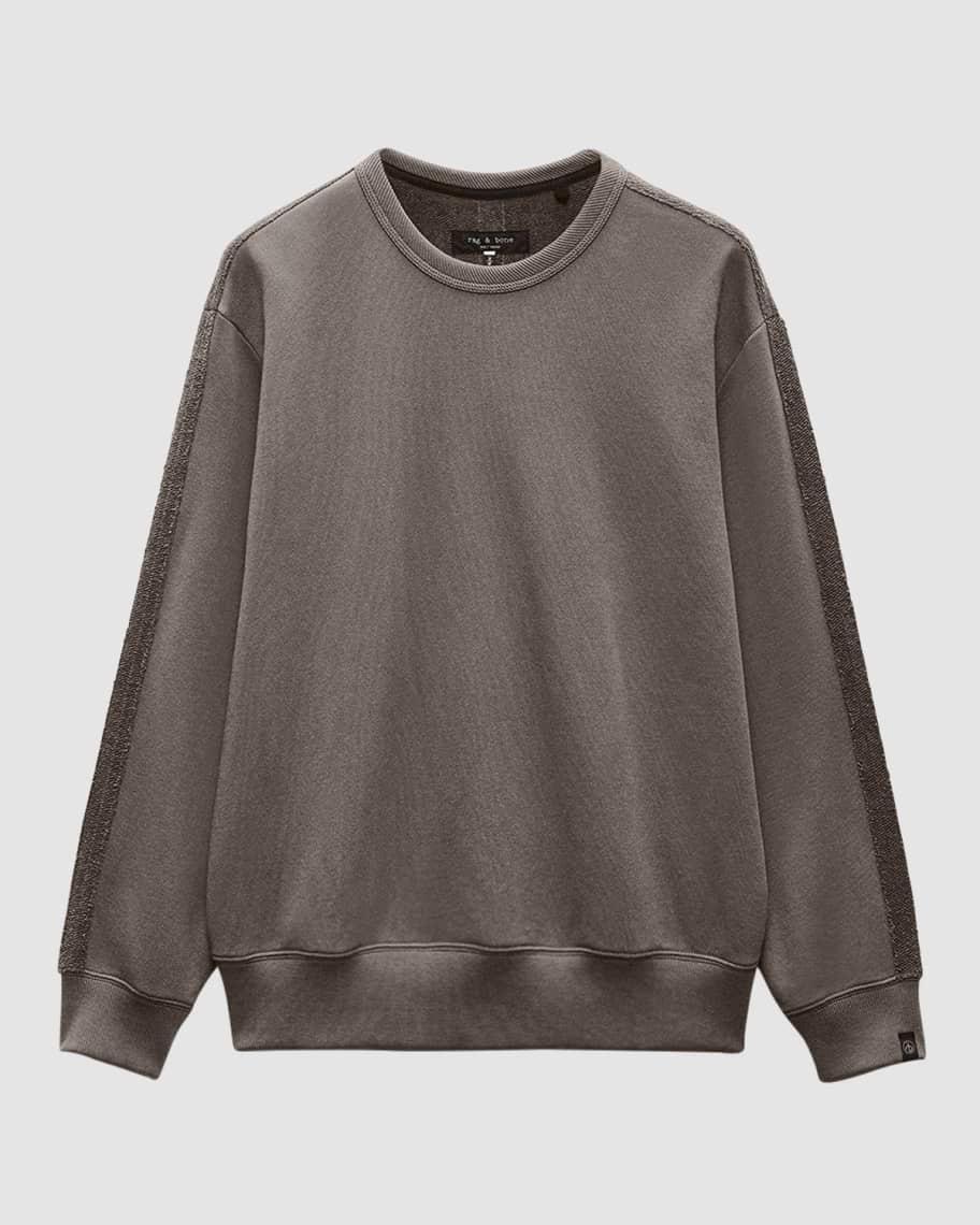 Mens Raw-Edge Crew Sweater Product Image