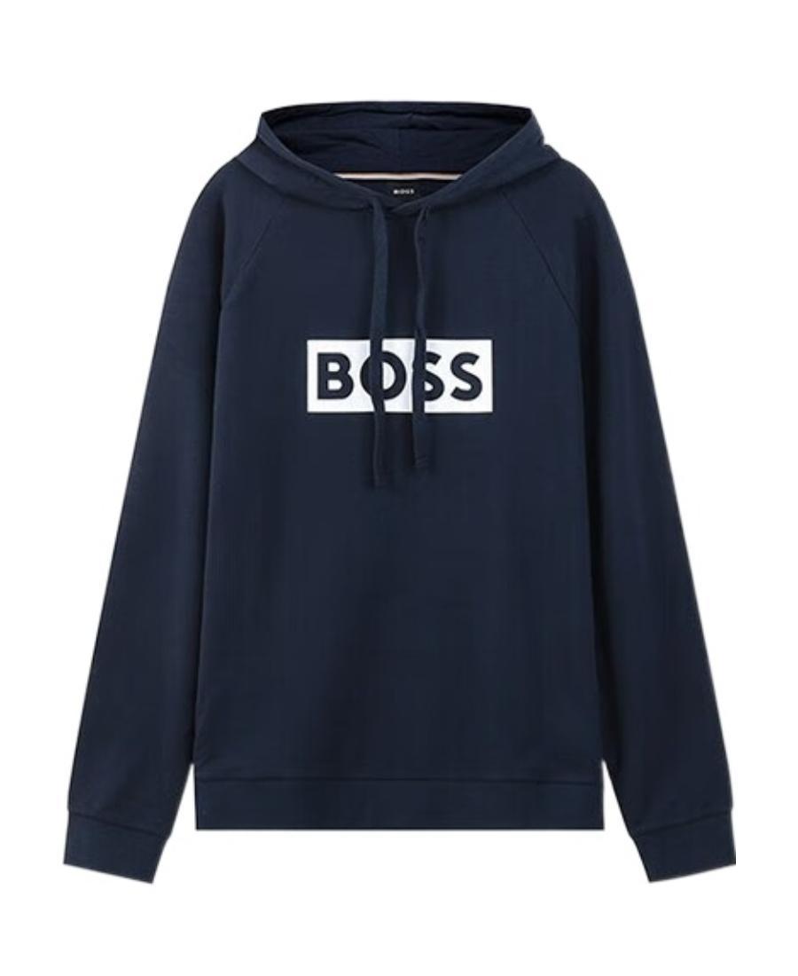 HUGO BOSS Logo-print Hoodie In Black Product Image