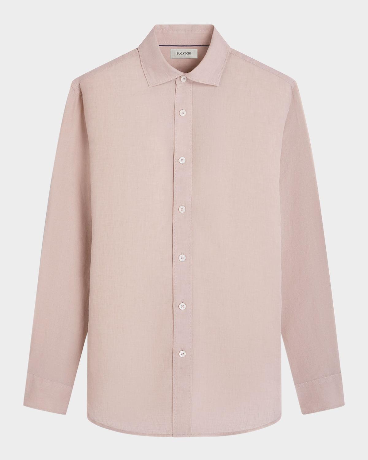 Mens Axel Long-Sleeve Linen Sport Shirt Product Image