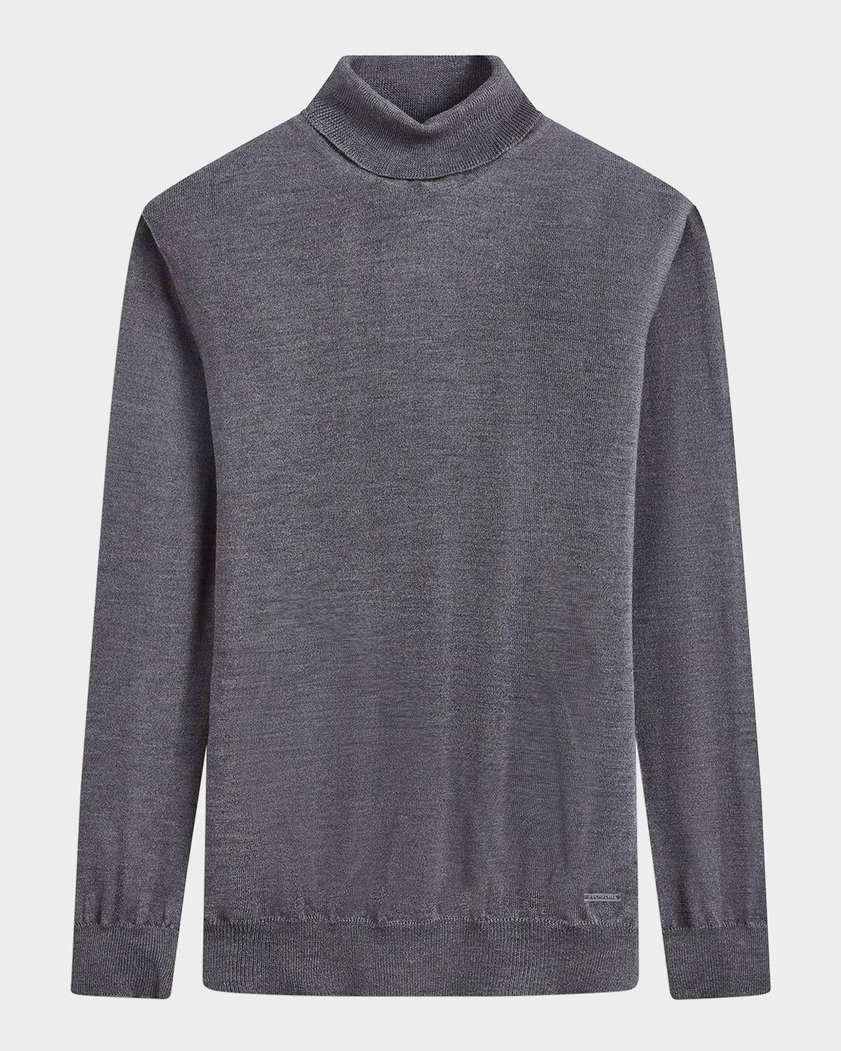 Mens Wool Turtleneck Sweater Product Image