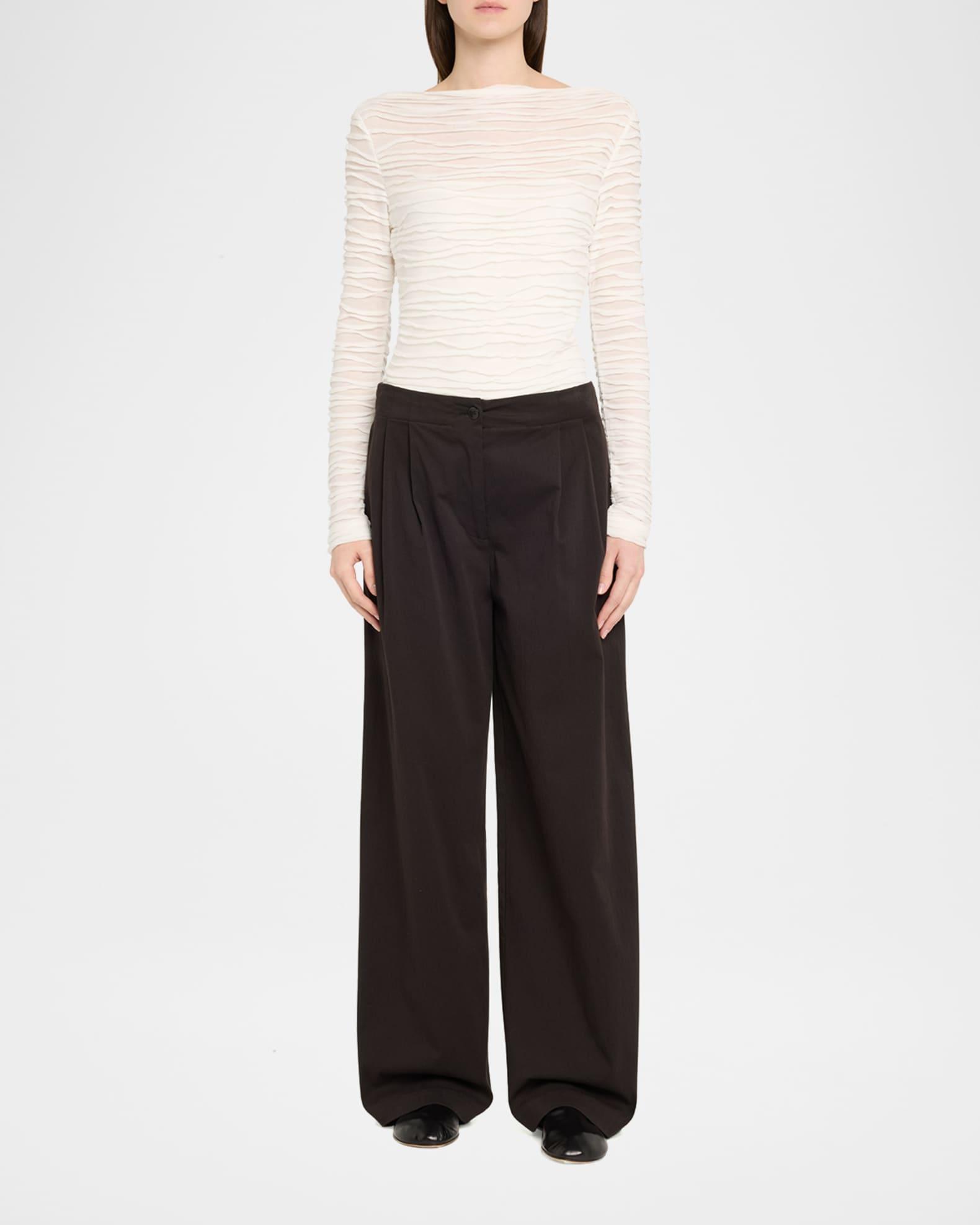 Paloma Long-Sleeve Textured Top  Product Image