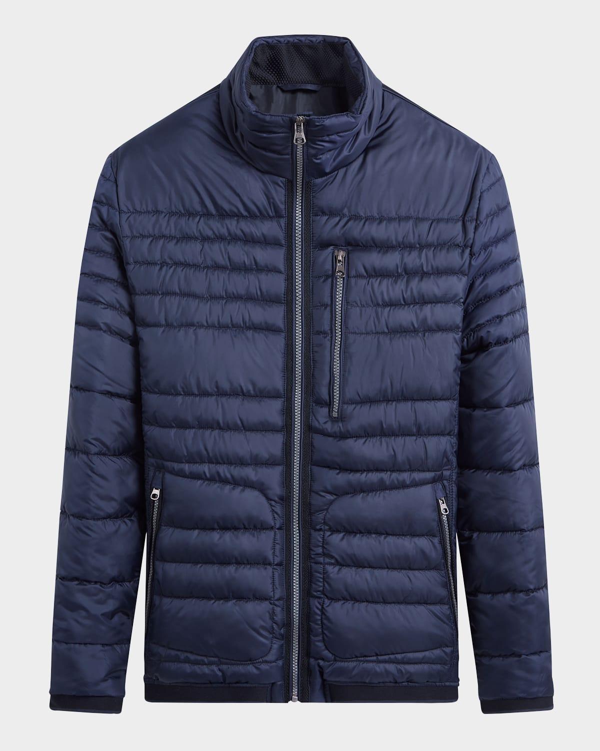 Mens Zip-Up Bomber Jacket Product Image