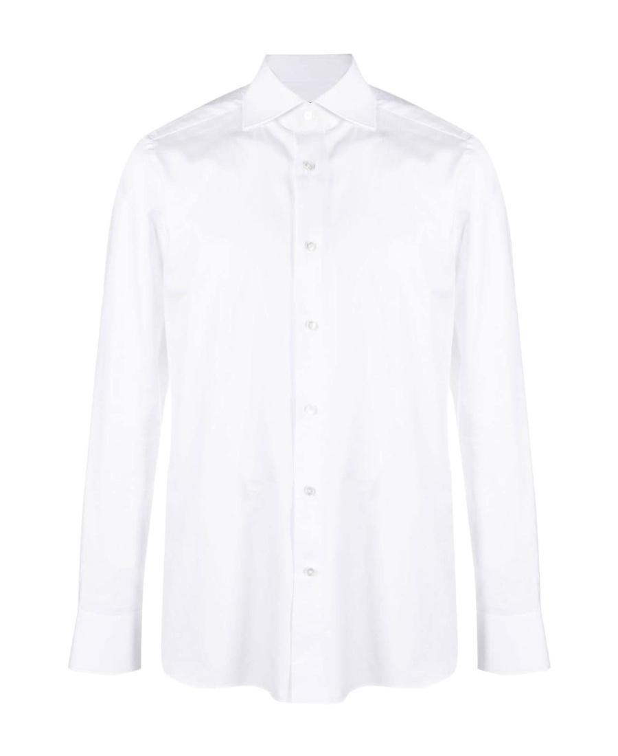 ZEGNA Classic Buttoned Shirt In White Product Image