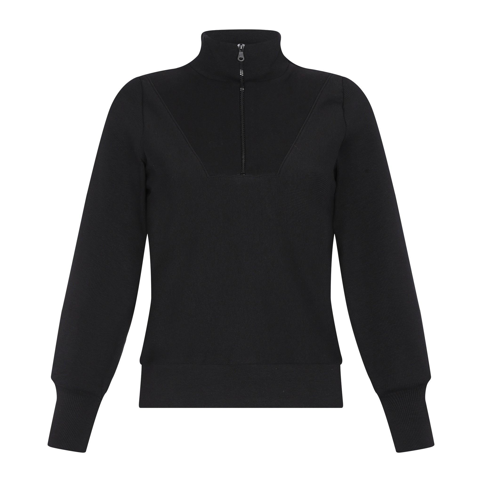 Parni Tneck Sweater With Zipper Product Image